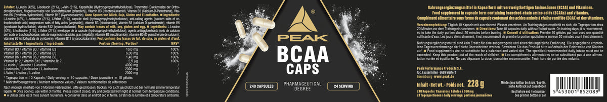 BCAA Caps