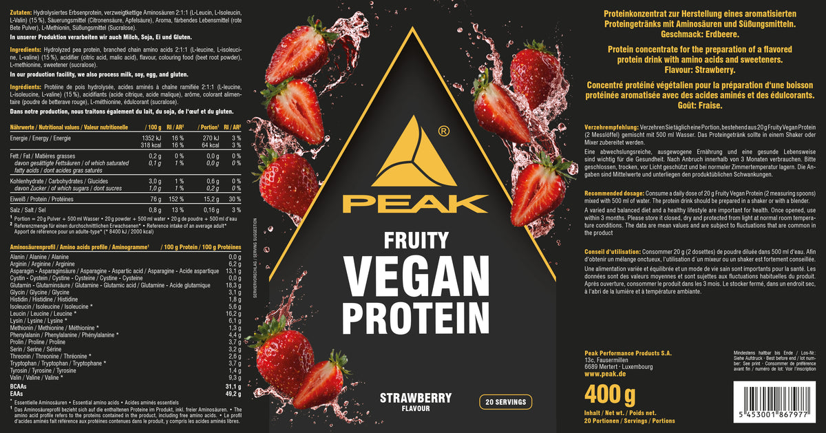 Fruity Vegan Protein