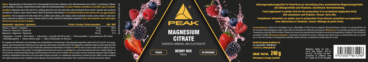 Magnesium Citrat