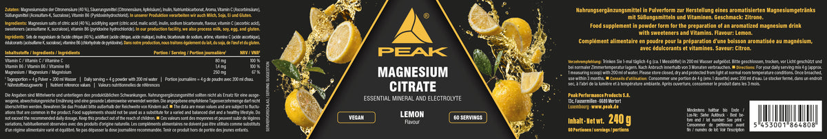 Magnesium Citrat