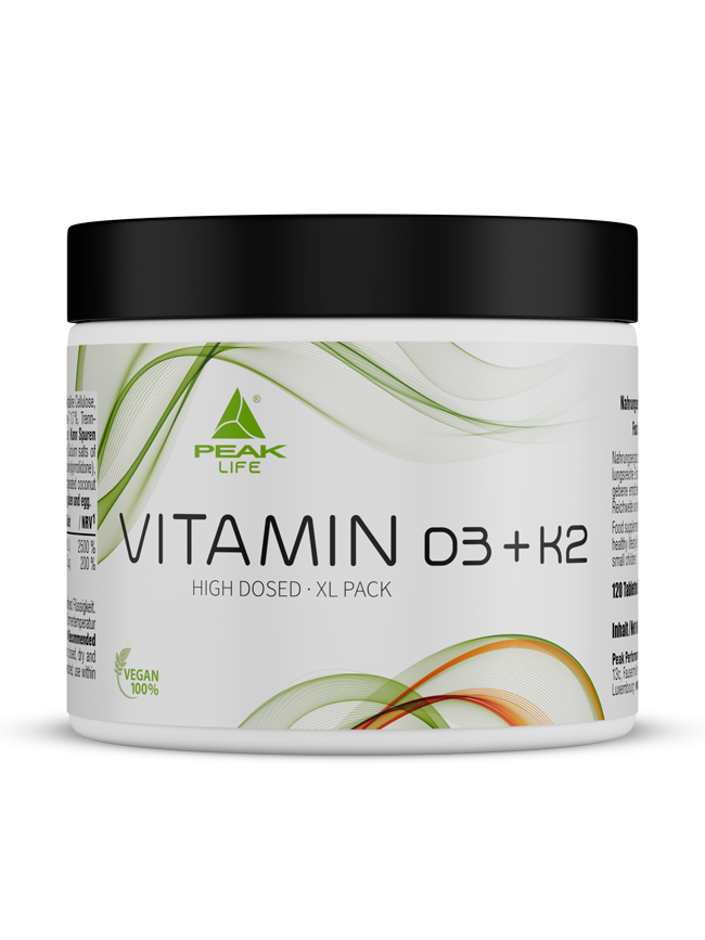 Vitamin D3 + K2 - 120 Tablets