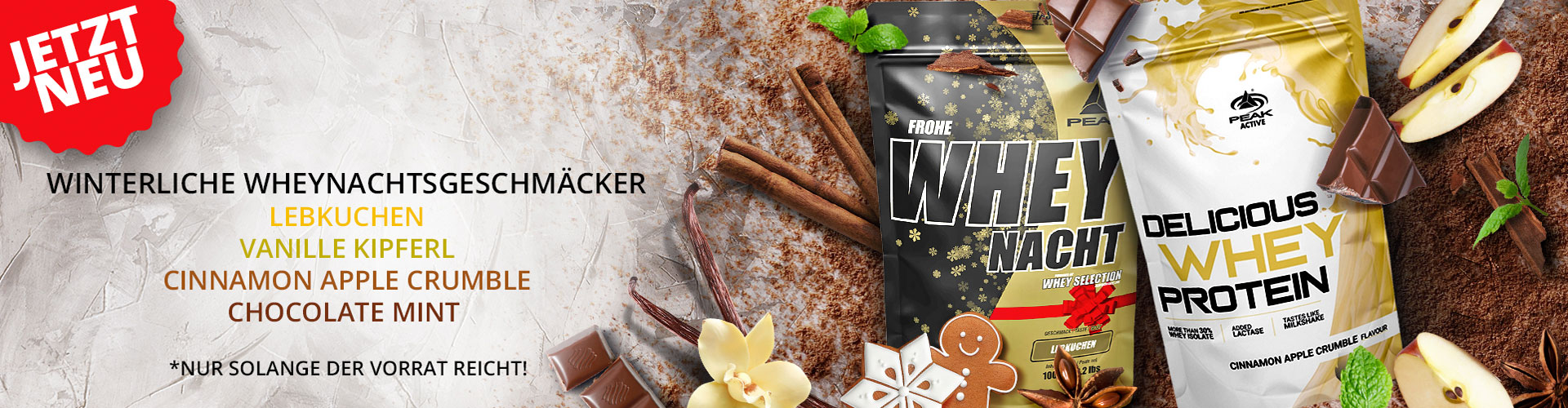 Winterliche Geschmäcker Delicious Whey & Wheynacht Selection