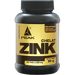 peak zink chelat tabletten