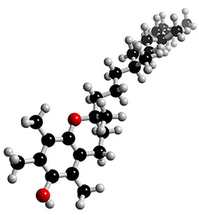 Vitamin-e-molekularstruktur